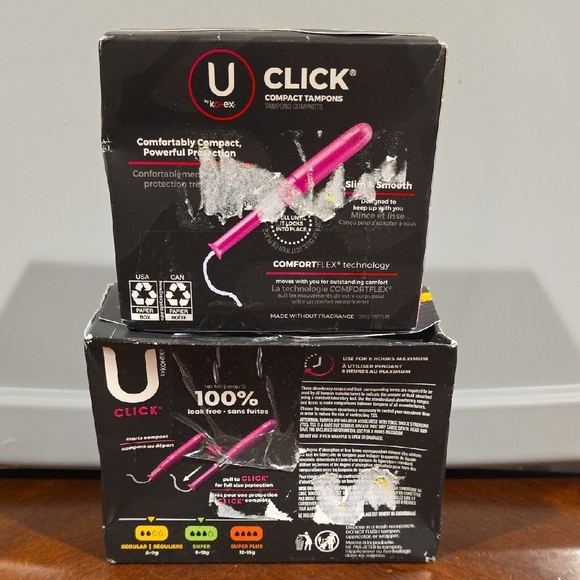 (J33) Click Compact Tampons - Regular and Super - 30 Count/16 Count Regular - Picture 4 of 7